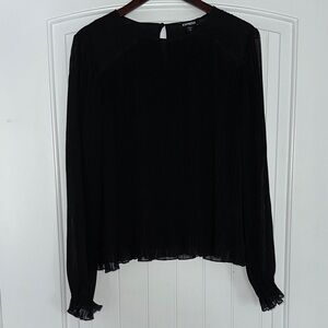 Express Women's Elegant Black Blouse
